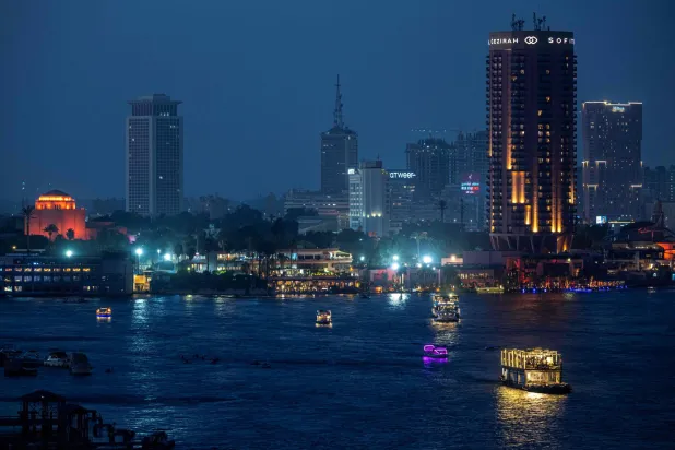 القاهرة شهدت سقوط أمطار غزيرة الأربعاء (أ.ف.ب)