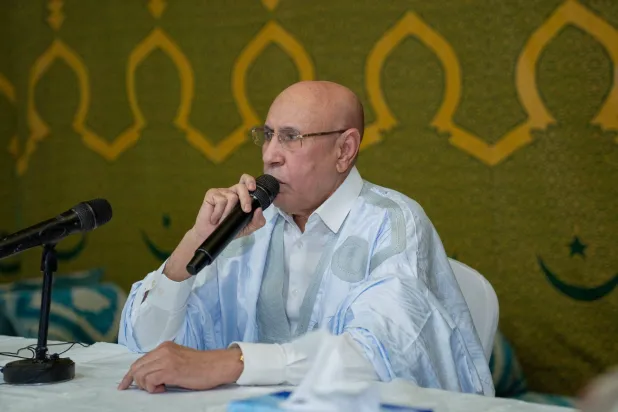 الرئيس الموريتاني محمد ولد الشيخ الغزواني (الرئاسة)