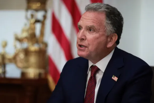 US Special Envoy Steve Witkoff speaks during a cabinet meeting at the White House in Washington, DC, US, March 26, 2026. REUTERS/Evelyn Hockstein 