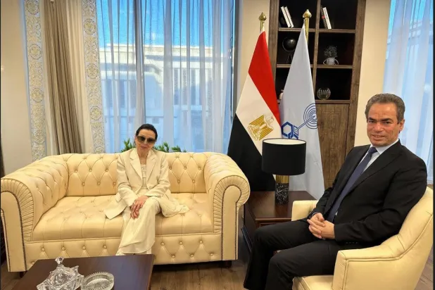 نجاة والمسلماني في أحدث ظهور لها (الهيئة الوطنية للإعلام)