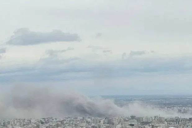 غارات على مدينة همدان غرب إيران الخميس (شبكات التواصل)