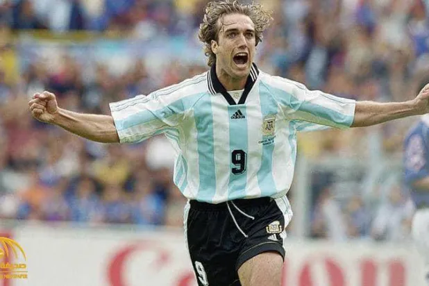 باتيستوتا يحتفل بأحد أهدافه مع الأرجنتين (الشرق الأوسط)