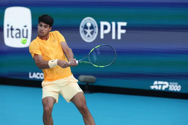 المُصنَّف الأول عالمياً كارلوس ألكاراس (د.ب.أ)