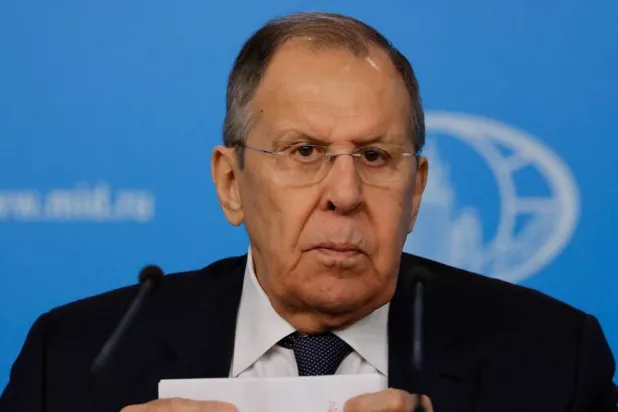 Russian Foreign Minister Sergei Lavrov at the Russian Foreign Ministry headquarters in Moscow on Jan 20, 2026. (AFP)
