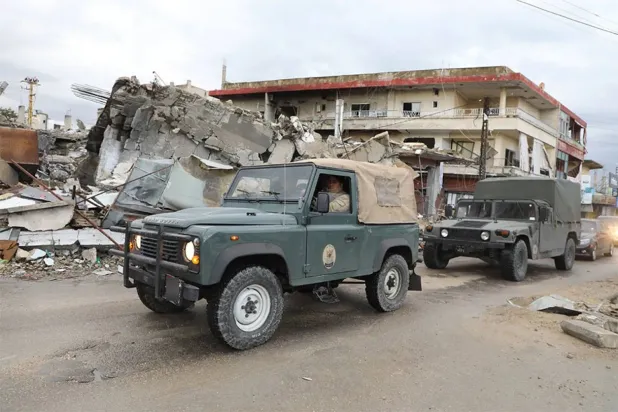 A Lebanese army patrol in southern Lebanon. (Lebanese army file photo)