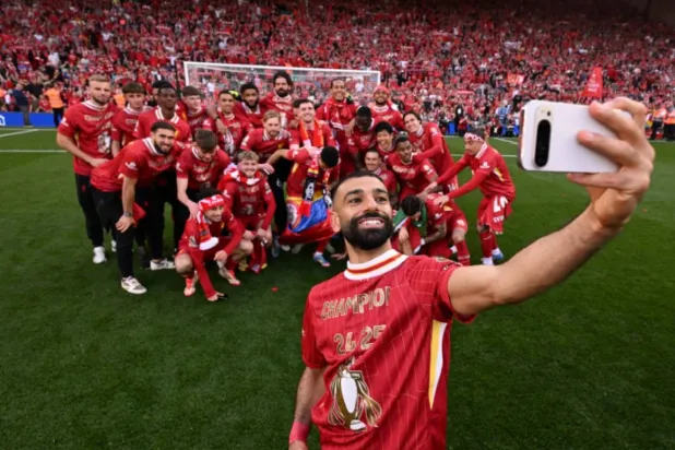 صلاح ثالث أفضل هدّاف في تاريخ ليفربول ورابع أفضل هداف في «الدوري الإنجليزي» (غيتي)