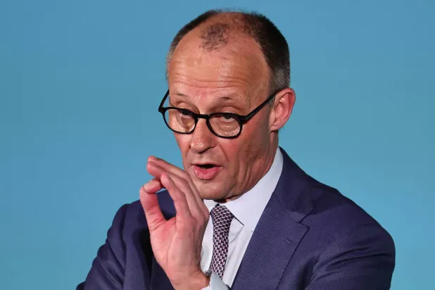  المستشار الألماني فريدريش ميرتس (إ.ب.أ)