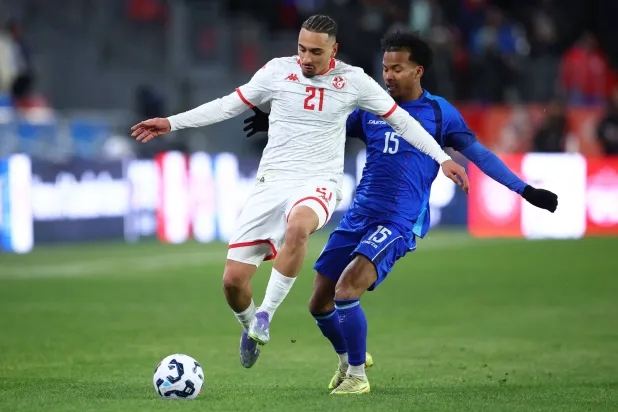 تونس تستهِّل مشوارها بالفوز على هايتي استعداداً لكأس العالم (أ.ف.ب)