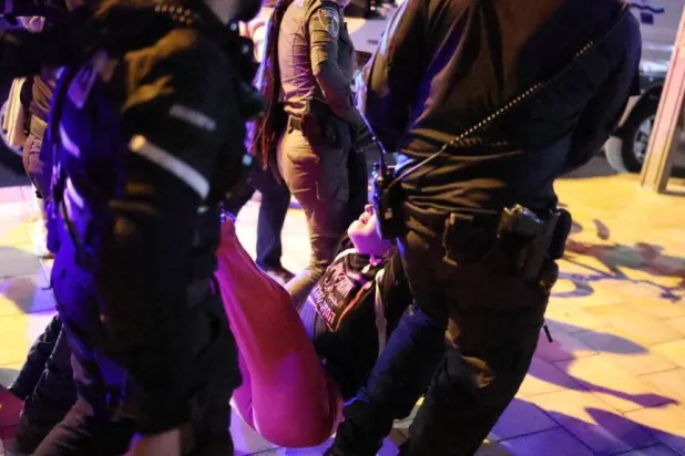 Israeli police disperse anti-war protests in Tel Aviv and some other Israeli cities. Ilia YEFIMOVICH / AFP 