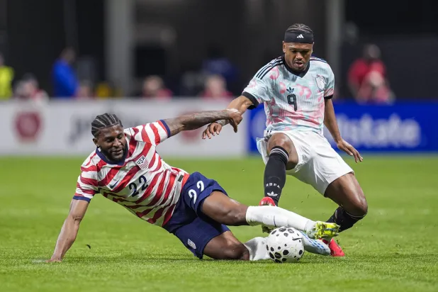 أميركا سقطت أمام بلجيكا بخماسية في أتلانتا (رويترز)