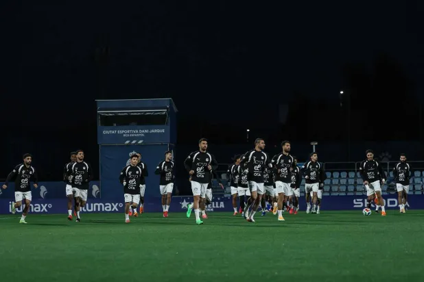 لاعبو مصر خلال التدريبات (الاتحاد المصري لكرة القدم)