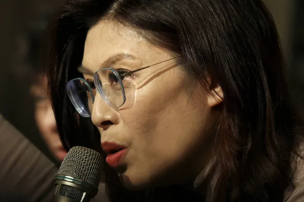 Kuomintang (KMT) Chairperson Cheng Li-wun speaks at a Taiwan Foreign Correspondents’ Club event in Taipei, Taiwan March 23, 2026. (Reuters)