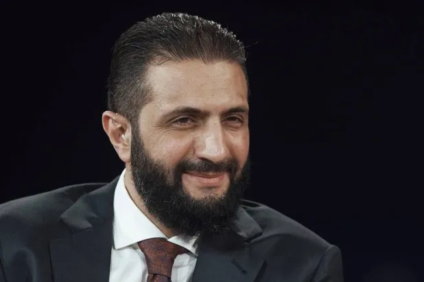 Interim Syria President Ahmed al-Sharaa smiles during the Concordia Annual Summit in New York, Monday, Sept. 22, 2025. (AP) 