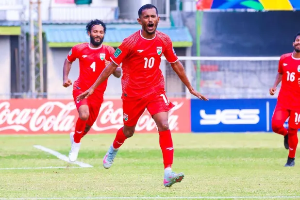منتخب جزر المالديف حصل على أول 3 نقاط في مسيرته بالمجموعة (الاتحاد الآسيوي)