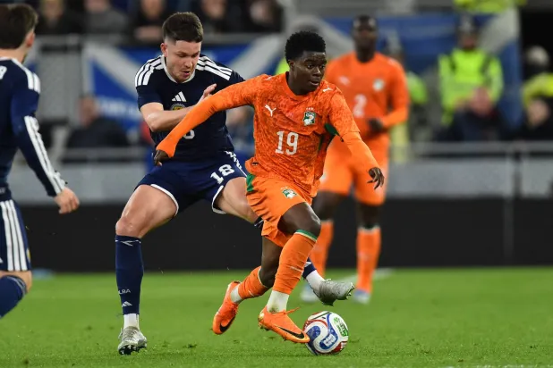 كوت ديفوار هزمت اسكوتلندا وديا (أ.ف.ب)