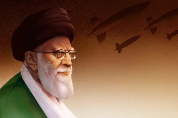 İran Dini Lideri Ali Hamaney. İran devlet medyası, 28 Şubat 2026 Cumartesi sabahı gerçekleşen saldırı dalgasında ofisinde çalışırken bir hava saldırısında öldürüldüğünü duyurdu (Dina Su Ote)