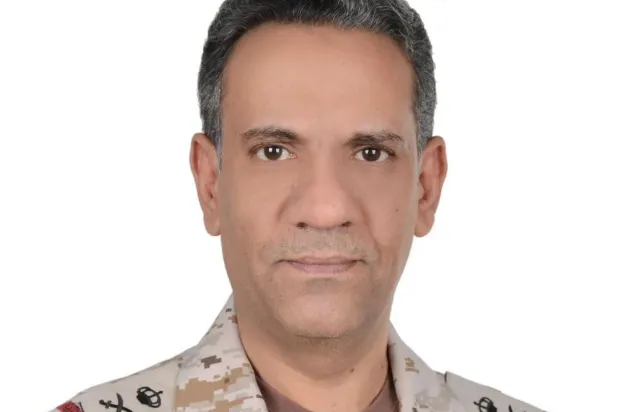  Defense Ministry spokesman Turki al-Malki. (Asharq Al-Awsat) 