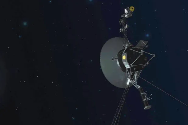 NASA'nın Voyager 1 uydusunun sanatçı tarafından yapılmış tasviri (NASA)