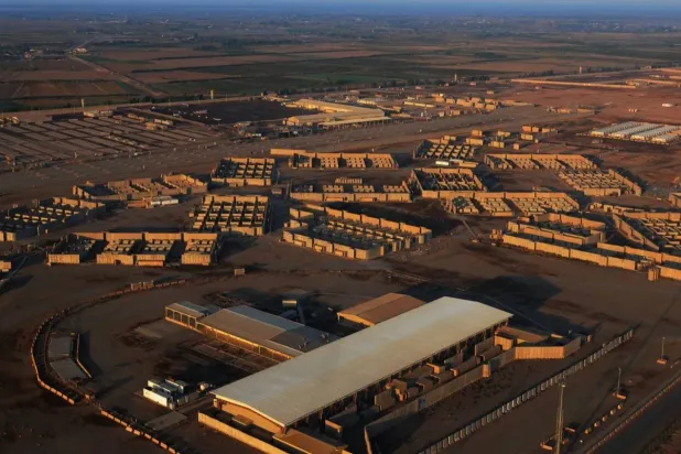 A US military handout image shows the Balad Air Base in Iraq in 2011.