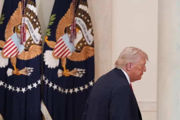 Oil prices surged and stocks sank after Donald Trump's address to the nation. Alex Brandon / POOL/AFP
