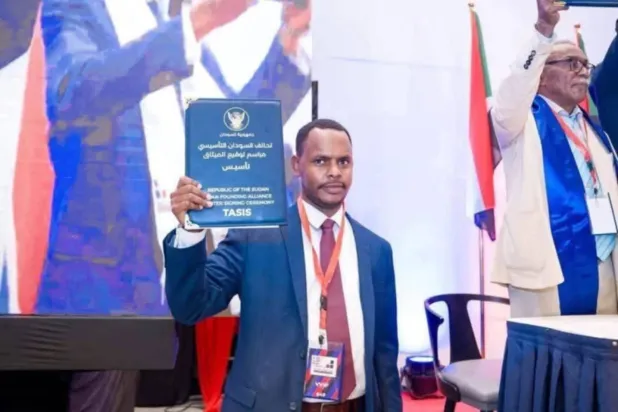 Osama Hassan, a leader in the “Taasis” coalition, who was killed in a strike on his home in the city of Nyala (Taasis coalition). 