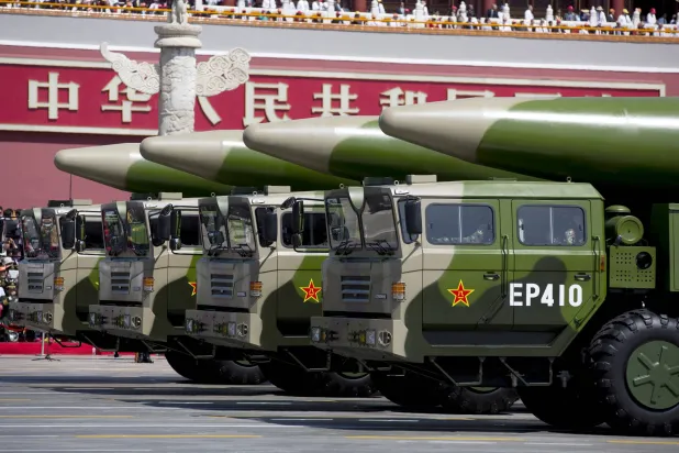China asserts that it follows a defensive strategy and is committed to the no-first-use of nuclear weapons (file-Reuters).