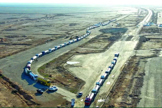 Iraqi fuel tankers heading to enter Syrian territory (Syrian General Authority for Land and Sea Ports)