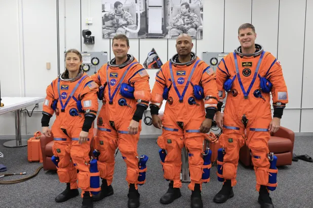 رواد الفضاء الأربعة في مهمة «أرتميس ‌2» (ناسا)