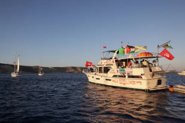 The Global Sumud Flotilla's first weeks-long journey across the Mediterranean Sea to Gaza, blockaded by Israel during the war against Hamas, drew worldwide attention. (Reuters)