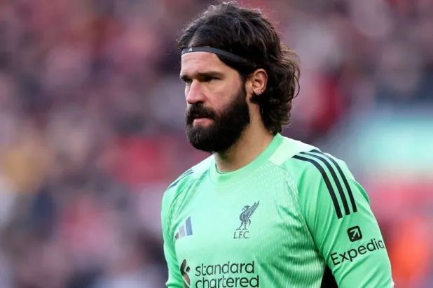 Liverpool goalkeeper Alisson Becker. (Getty Images)