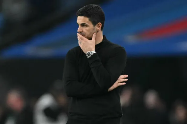 ميكيل أرتيتا مدرب آرسنال (أ.ف.ب)