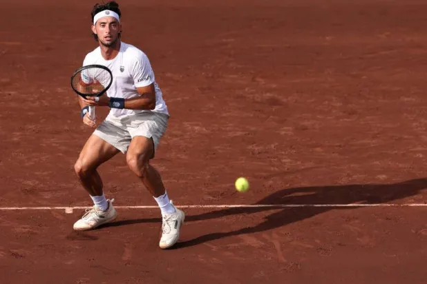 Argentina's Thiago Tirante is through to the semi-finals of the ATP clay court tournament in Houston after an upset win over top-seeded American Ben Shelton. Kenneth Richmond / GETTY IMAGES NORTH AMERICA/AFP
