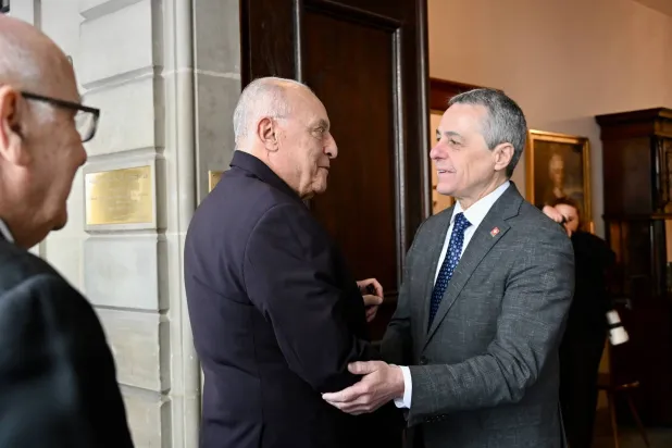 وزيرا خارجية الجزائر وسويسرا (وزارة الخارجية الجزائرية)