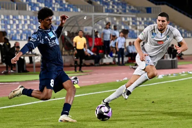 من المواجهة التي جمعت الأخدود والفتح في نجران (واس)