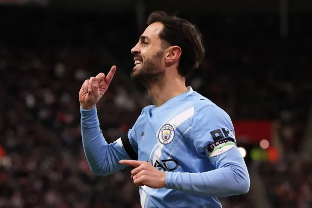 Manchester City captain Bernardo Silva (Reuters)