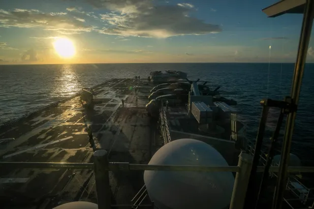 ​سفينة الهجمات البرمائية الأميركية «إل إتش إيه 7» (القيادة المركزية الأميركية)