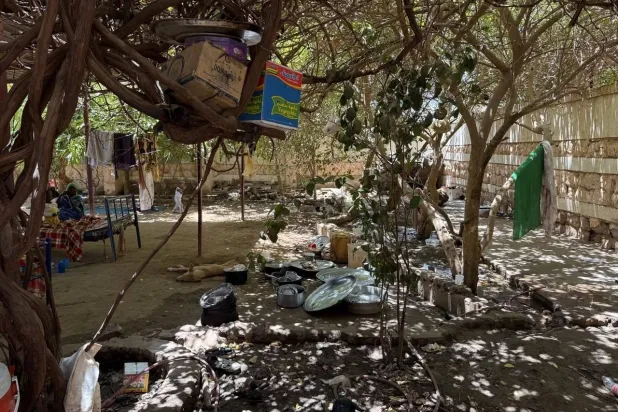 لقطة من فناء «دار الفتيات فاقدات السند» بأم درمان (الشرق الأوسط)