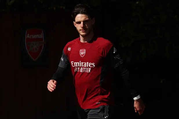 ديكلان رايس نجم آرسنال (رويترز)