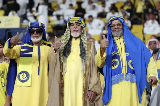 جمهور النصر يواصل مساندته للفريق في كافة المباريات (عبد العزيز النومان)