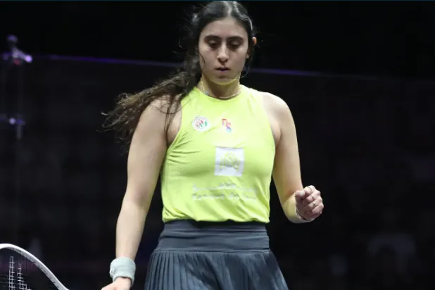 نور الشربيني المصنفة الثانية على العالم تتقدم في الجونة (رابطة لاعبات الاسكواش)