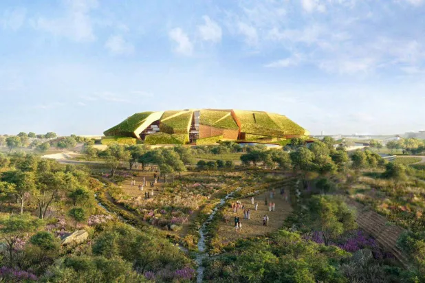 مجسم ملعب الملك سلمان بالرياض (وزارة الرياضة السعودية)