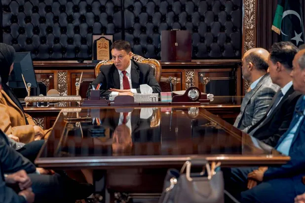 اجتماع المجلس الأعلى للقضاء في بنغازي مارس الماضي (صفحة المجلس)