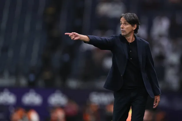 سيموني إنزاغي مدرب الهلال (تصوير: سعد العنزي)