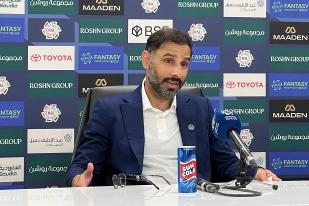 سعد الشهري مدرب فريق الاتفاق (الشرق الأوسط)