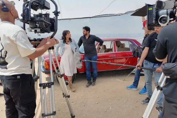 من كواليس تصوير الفيلم (حساب المخرج على «فيسبوك»)