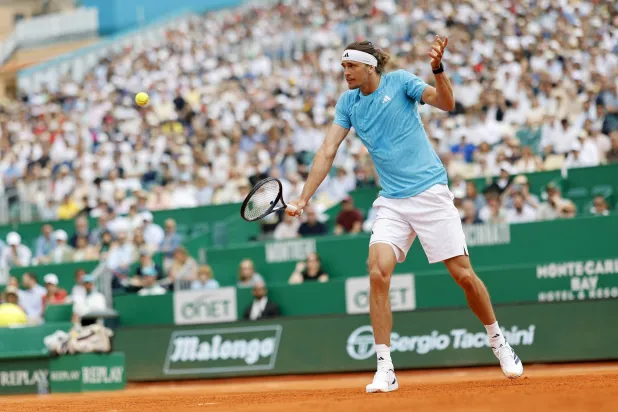 الألماني ألكسندر زفيريف يتألق في مونت كارلو (إ.ب.أ)