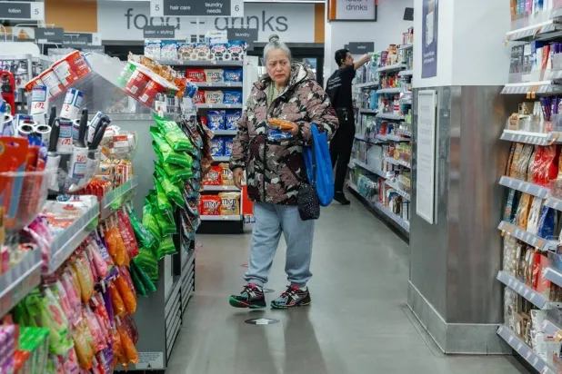 A person shops at a grocery store as inflation levels lead to a consumer price surge, in New York, New York, USA, 10 April 2026. (EPA)