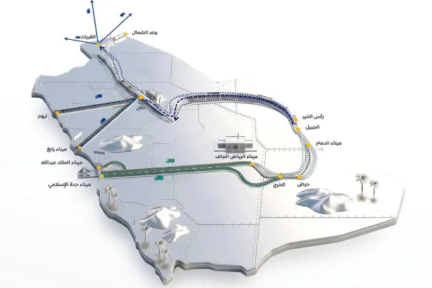 تسهم المسارات الجديدة في نقل مختلف أنواع البضائع وتمكين سلاسل الإمداد الوطنية (سار)
