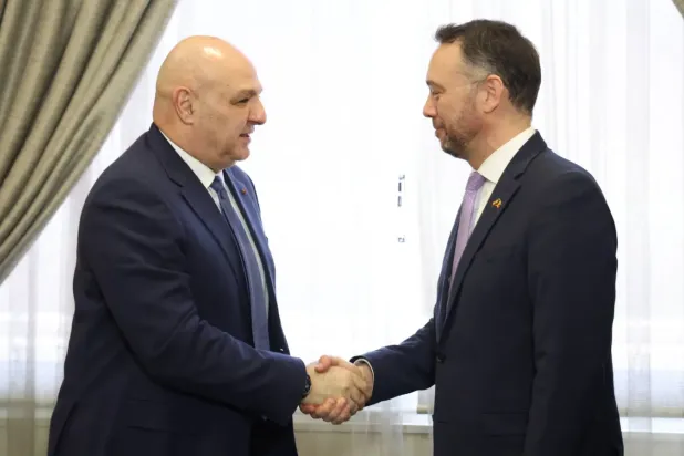 Lübnan Cumhurbaşkanı Joseph Avn, Belçika Başbakan Yardımcısı ve Dışişleri Bakanı Maxime Prevot'u kabul etti (DPA)