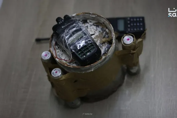 Terör hücresinden ele geçirilen patlayıcı düzenek (SANA)